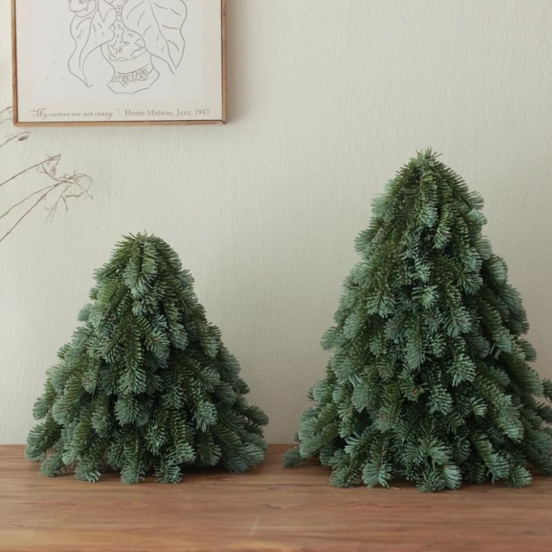 Christmas,Personalized,Christmas tree - PE material simulated Nobel pine tree - Christmas decorations